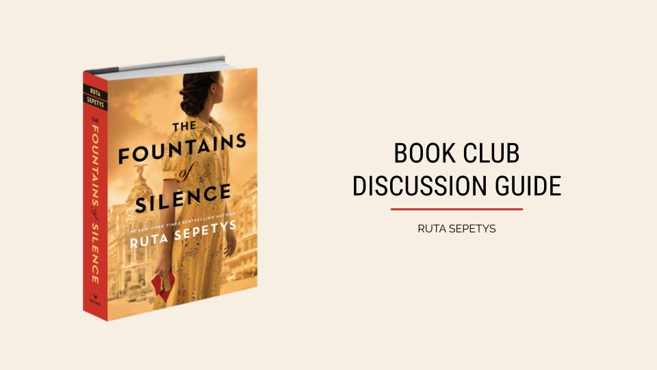 The Fountains of Silence Discussion Guide on iPad